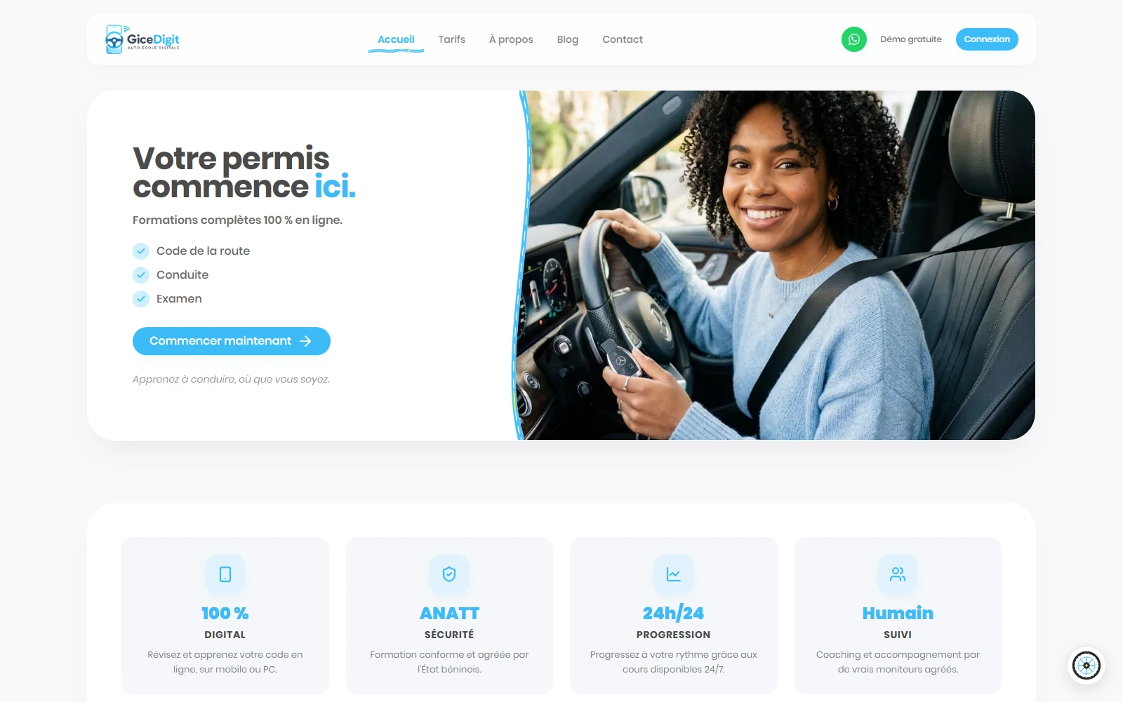 Gice Digit - Auto-École 100% en Ligne